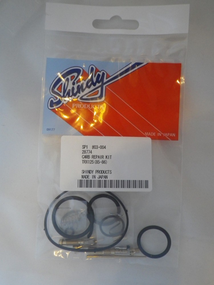 Honda TRX 125 1985 1986 Carburetor Stock Carb Rebuild Kit Shindy | 03-004