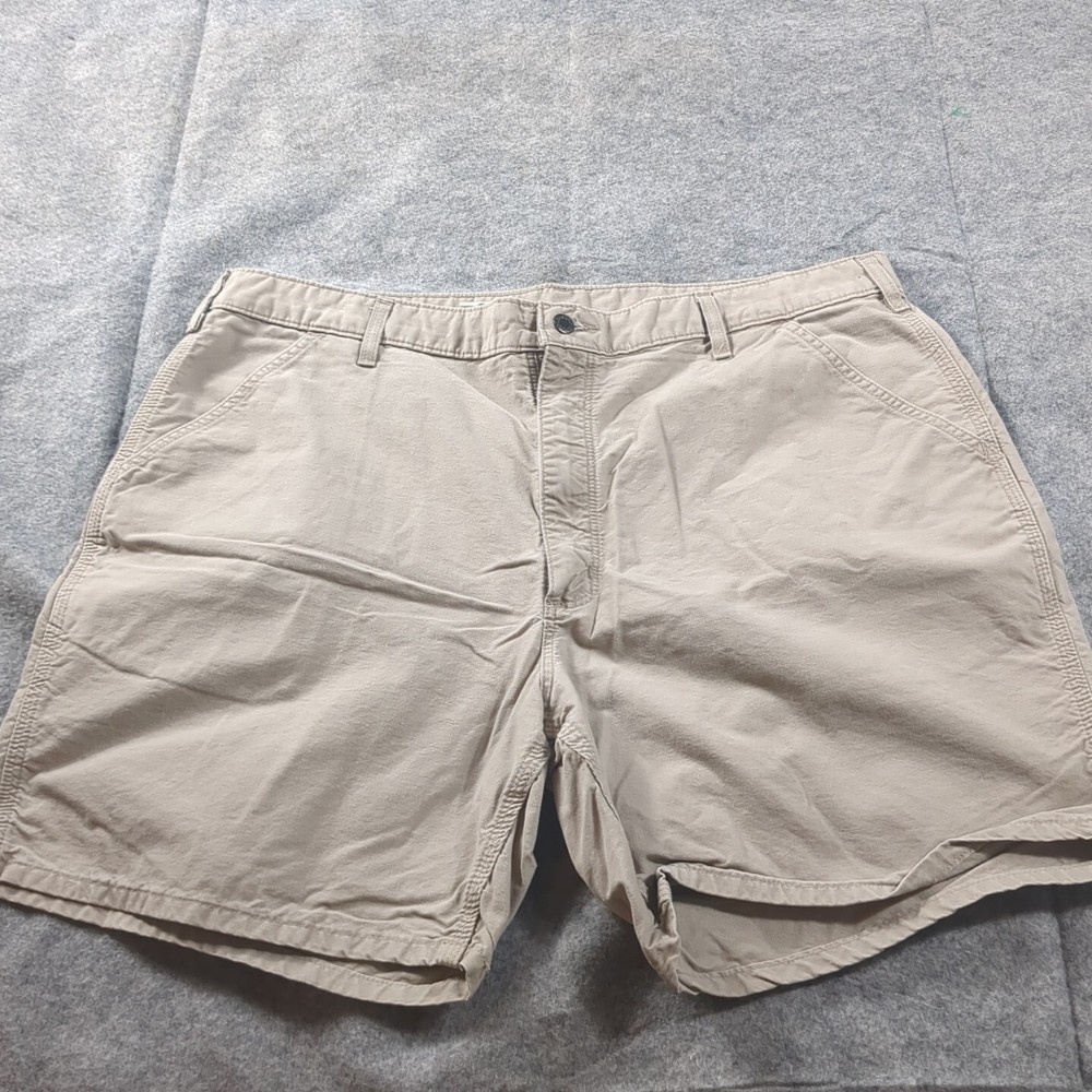 Carhartt Cargo Shorts Mens beige 40 Loose Fit Canvas Utility Work Workwear