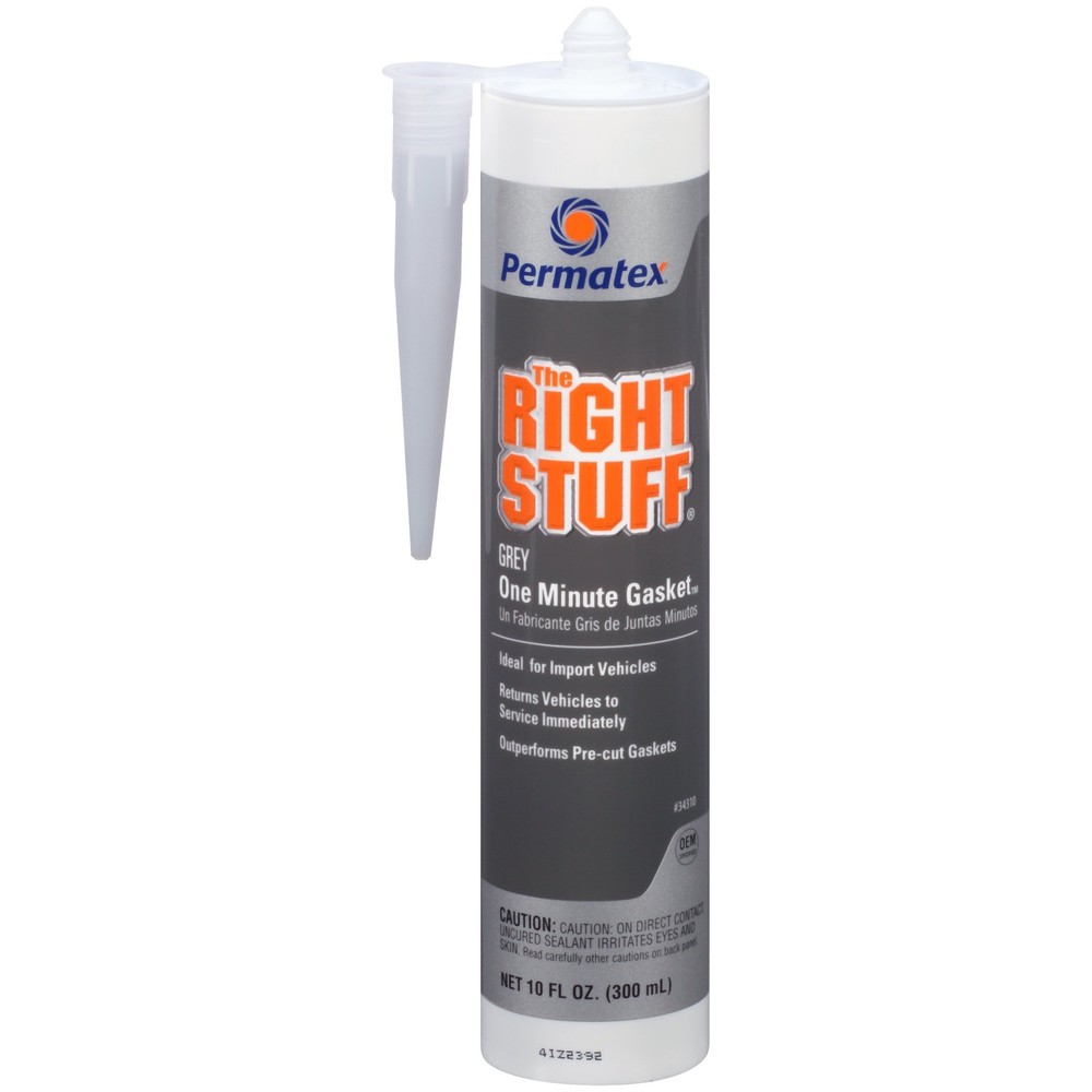 Permatex 34310 The Right Stuff 1 Minute 10 Fl. Oz., 1 Gray
