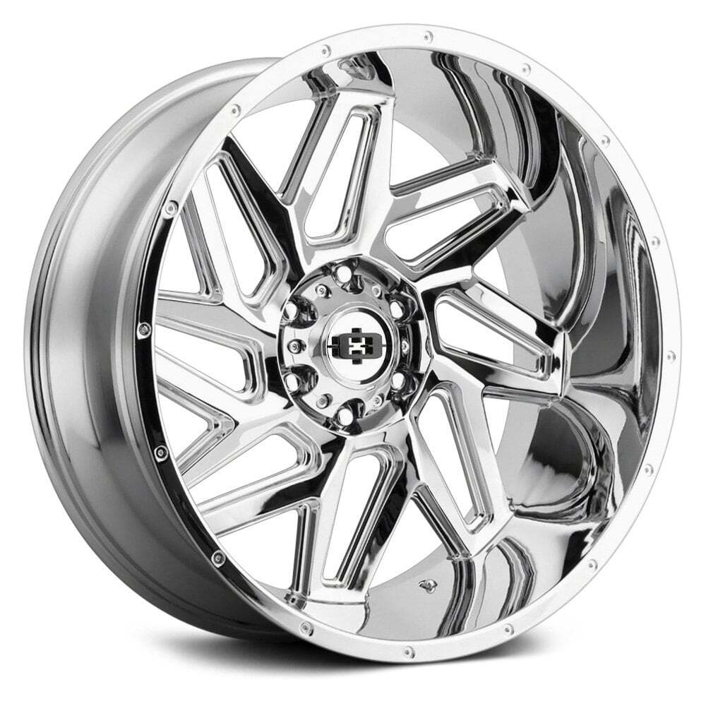 Vision 361 SPYDER Wheel 22x14 (-76, 6x139.7, 106.2) Chrome Single Rim