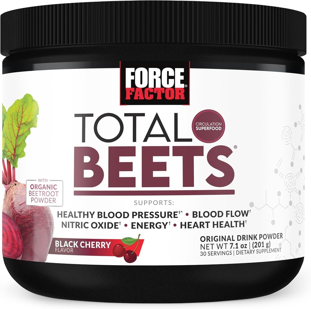 Force Factor Total Beets Superfood Powder 30 Servings Pack of 1