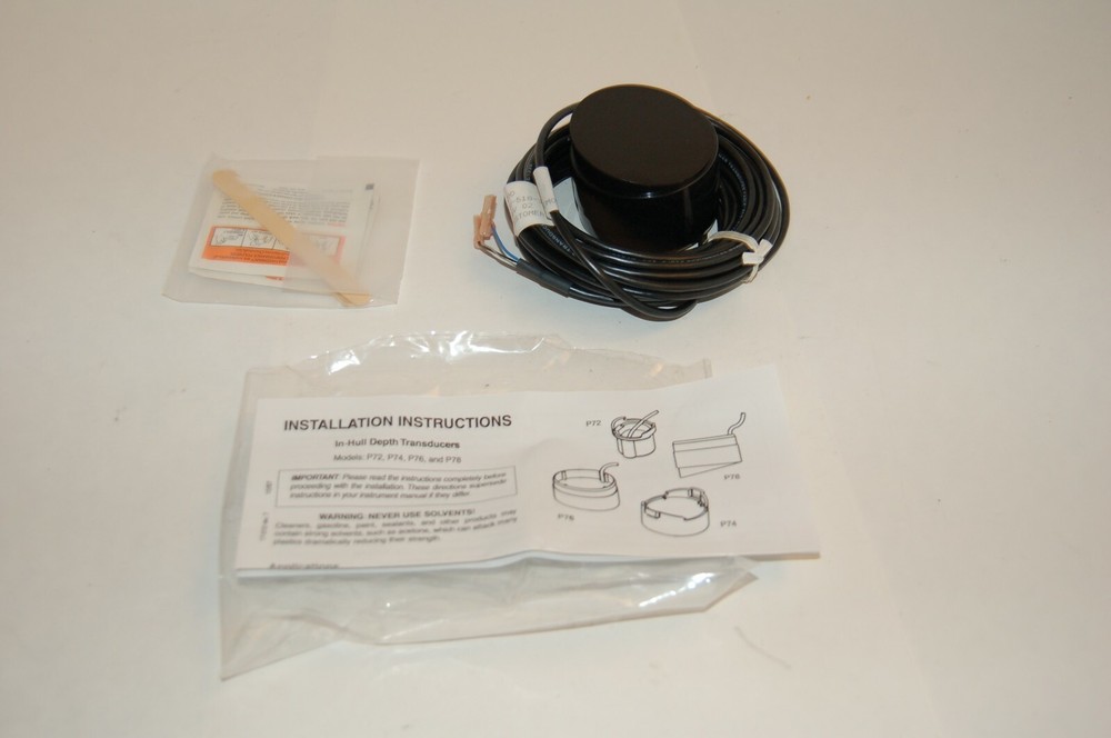 NEW Airmar P78 In-Hull Depth Transducer Fiberglass Hulls Deadrise Angle P72 P74