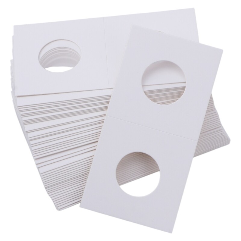 50pcs 23mm Lighthouse Stamp Coin Holders Cover for Case Storage 2X2