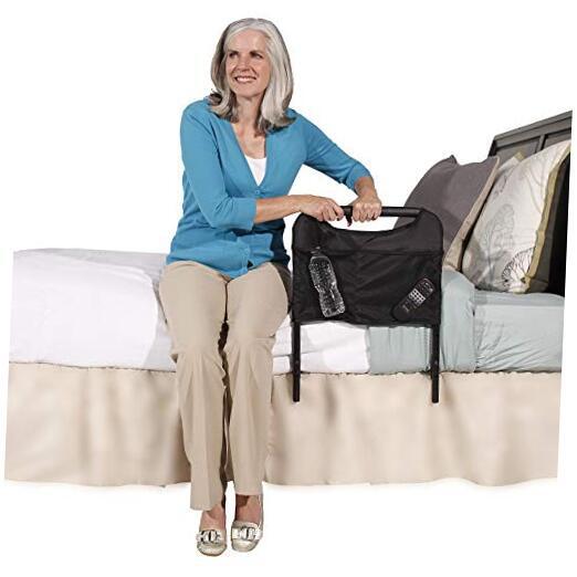 Able Life Bedside Safety Handle, Senior Bed Rail and Adjustable Height Assist