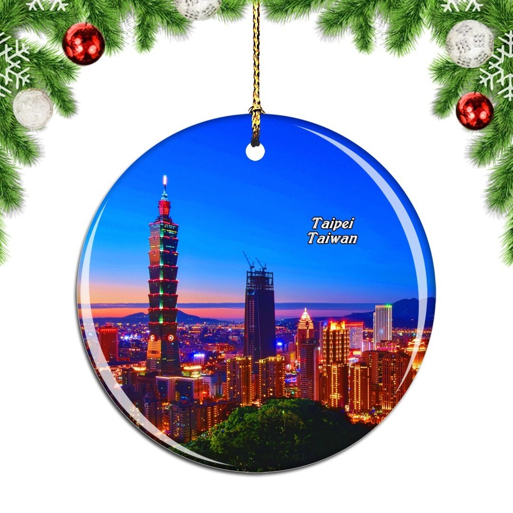 Taiwan Taipei Christmas ornament city travel souvenir