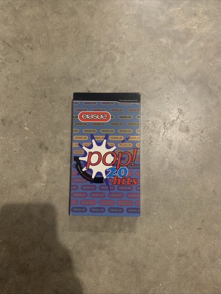 ERASURE vhs Video tape POP 20 HITS first 20 hits from Erasure VHS