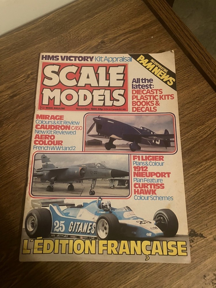 Vintage Back Issue of Scale Models Magazine - November 1980