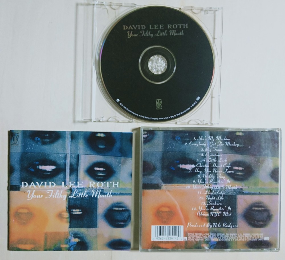 David Lee Roth - Your Filthy Little Mouth - 1994 US Import CD ** Van Halen