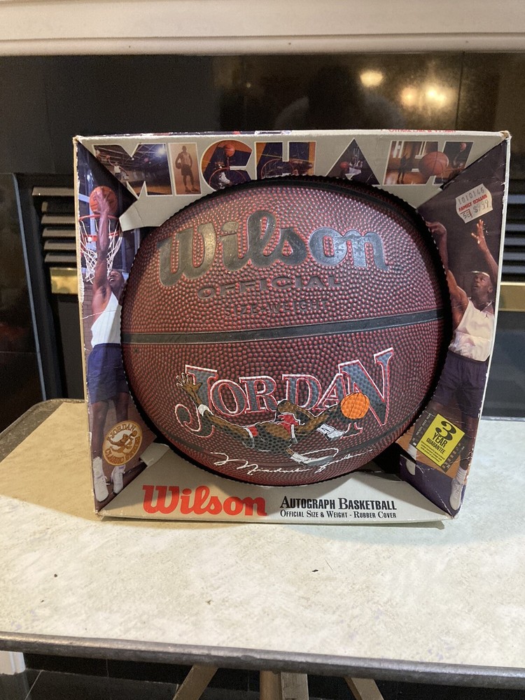 NIB 1993 Michael Jordan Wilson Autographed Basketball