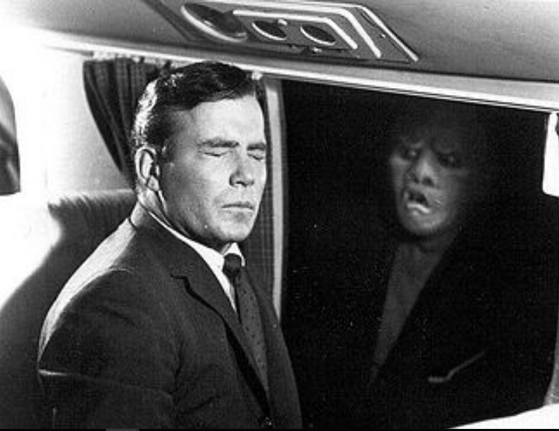William Shatner In The Twilight Zone Black And White.PNG 8x10 Picture Celebrity