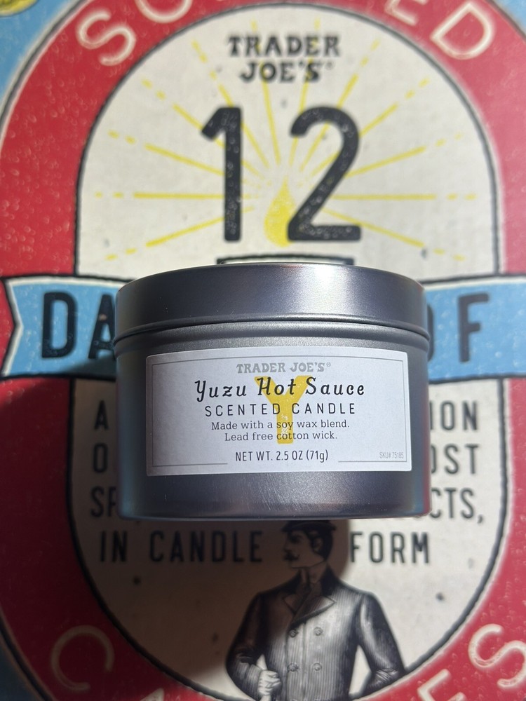 Trader Joe’s Holiday 12 Days Of Scented Candles #4 Yuzu Hot Sauce