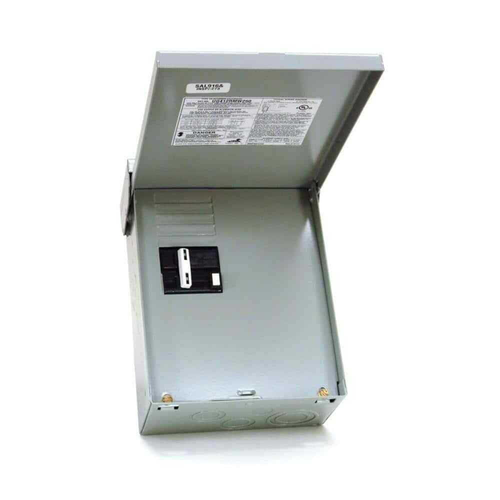 50 Amp 240-Volt Non-Fuse Metallic Spa Panel Disconnect with GFI