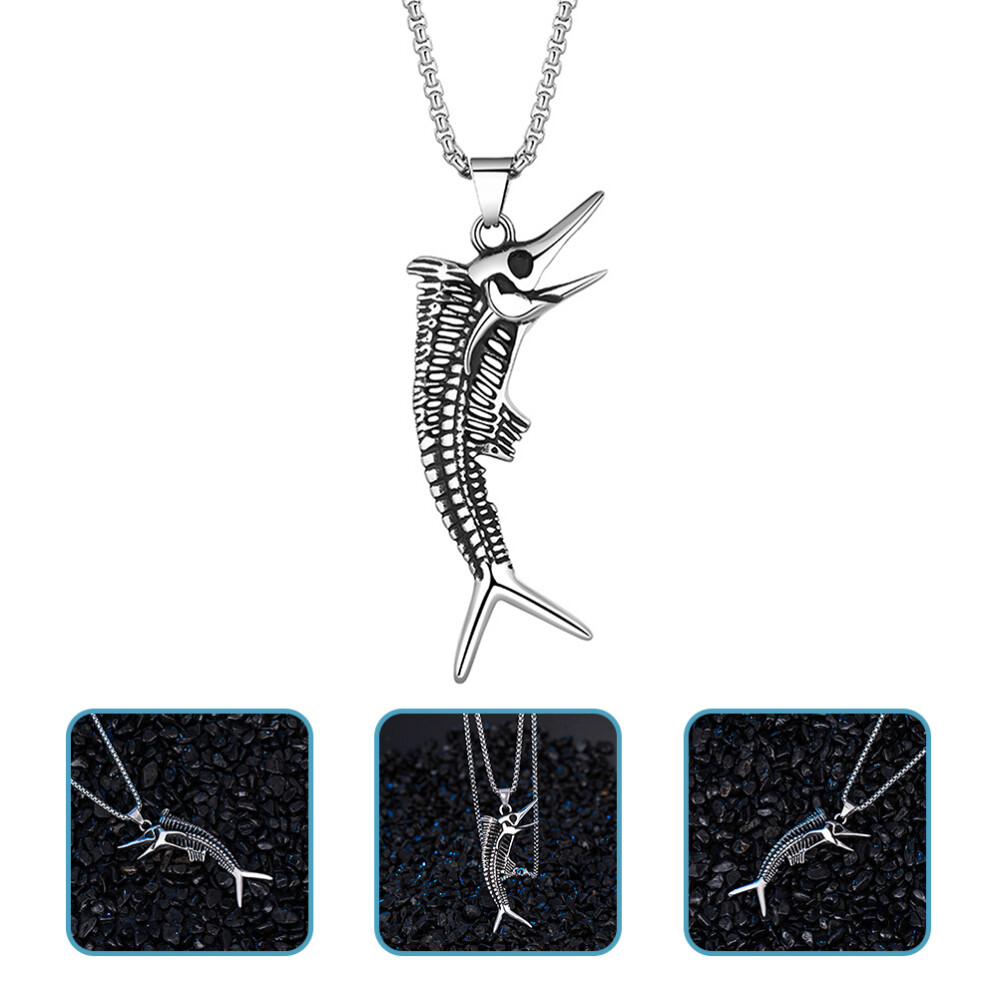 Unique Women Necklace Fishbone Chain Women' S Pendant Necklace