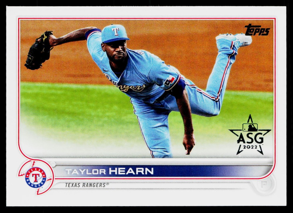 Taylor Hearn 2022 Topps All-Star Game Stamped #634 Texas Rangers Baseball Card