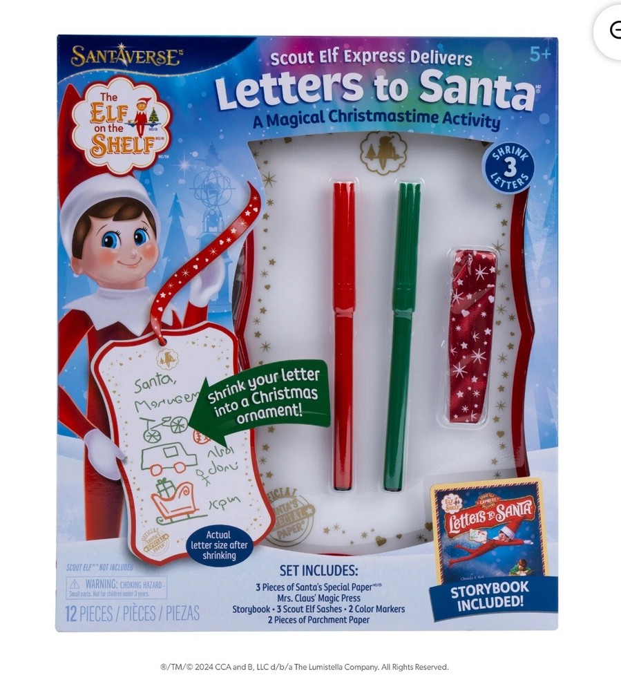 The Elf on the Shelf Scout Elf Delivers Letters to Santa