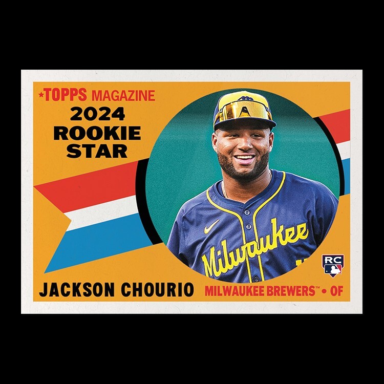 Jackson Chourio RC - 2024 TBT Set #45 - 1960 Topps Baseball Rookie Stars PRESALE