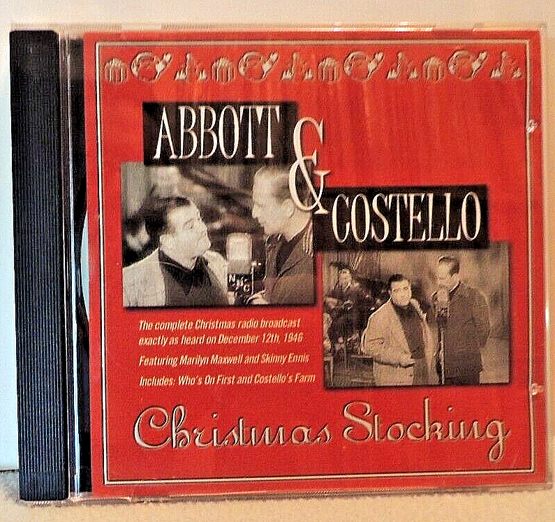 ABBOTT & COSTELLO CD Christmas Stocking w/