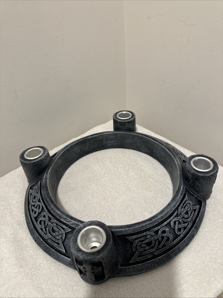 Vintage Abbey press advent wreathGray11.5 “ Candle Holder/ Ceremony/ Events-image