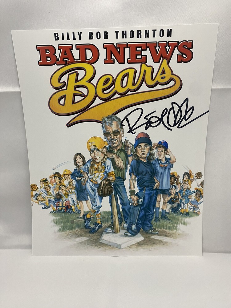 Billy Bob Thornton Autograph Signed Bad News Bears  8X10 Photo