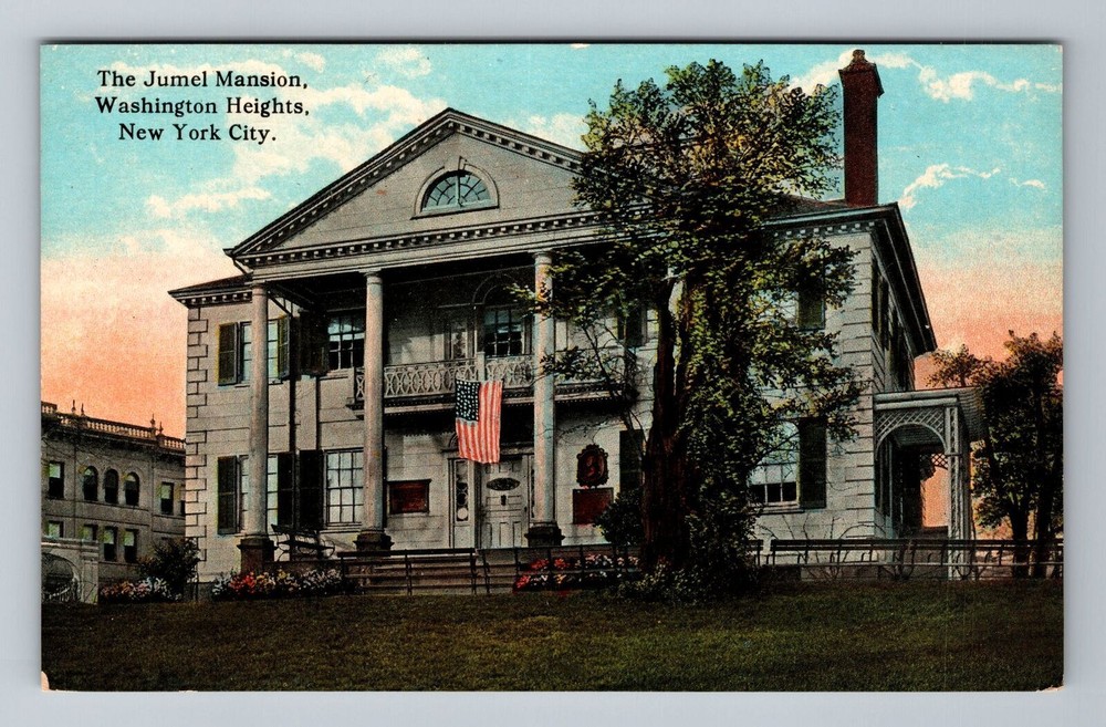 New York City NY, The Jumel Mansion Vintage Souvenir Postcard