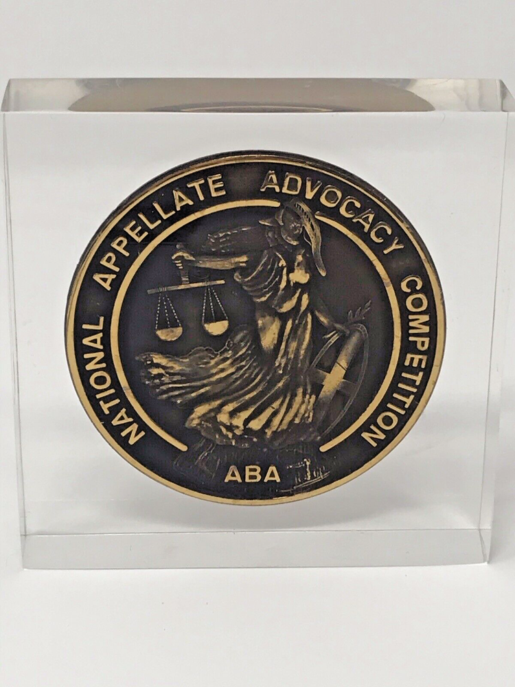 ABA National Appellate Advocacy Competition Law Student Award Heavy Paperweight-image