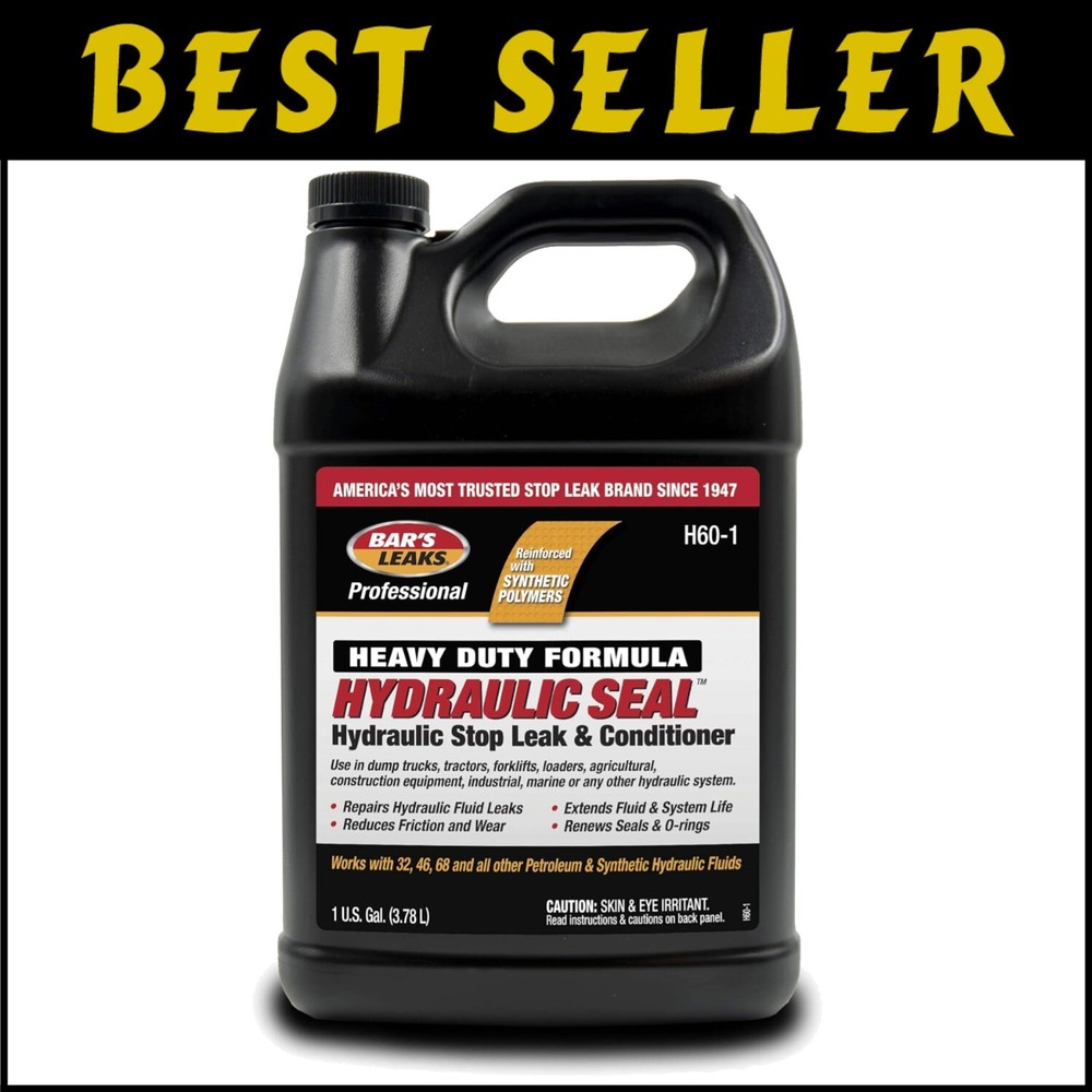 128 Fl Oz Heavy-Duty Hydraulic Sealant for Construction Farming Marine Applications