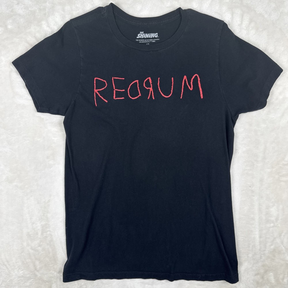 The Shining Adult T-Shirt Redrum Scarred Word Pic Authentic Sz Medium