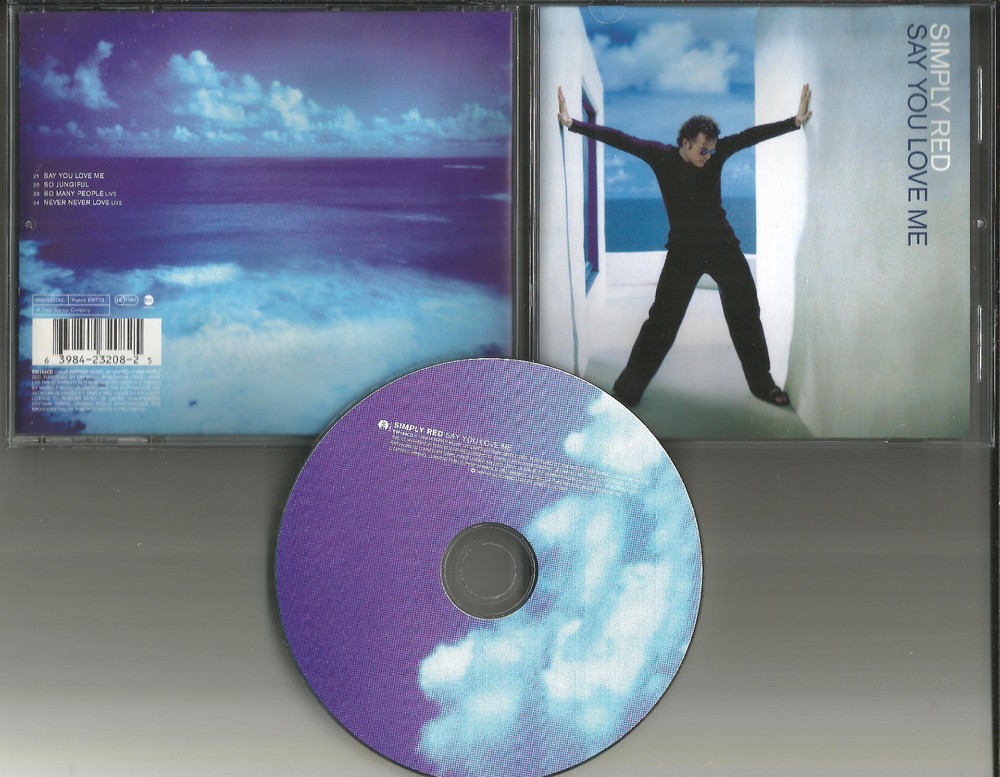 SIMPLY RED Say you Love me 2 RARE LIVE & UNRELEASED EUROPE CD single USA seller