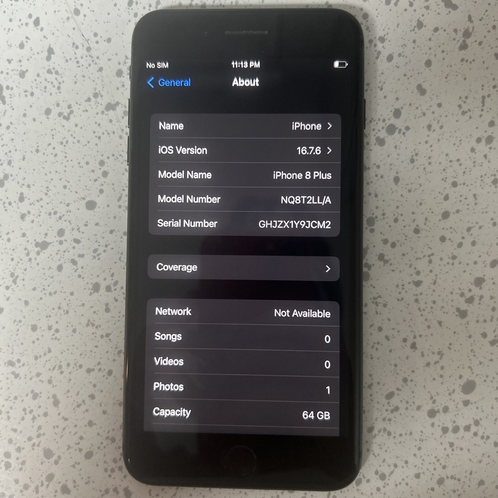 Apple Iphone 8 Plus (64GB) Black