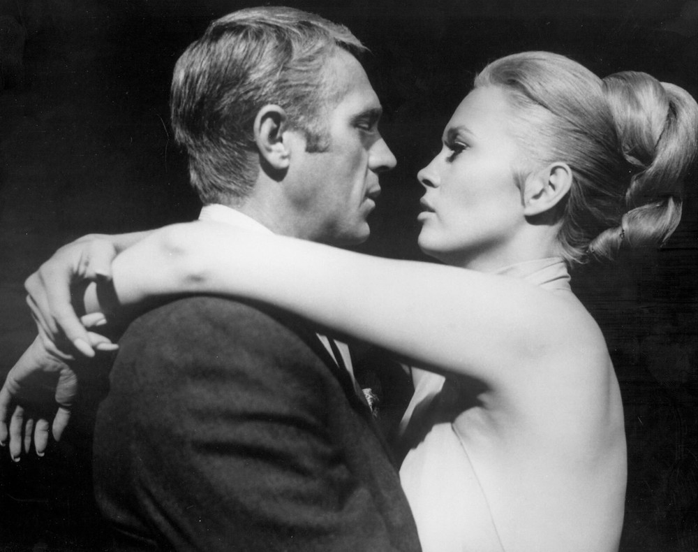 Steve Mcqueen And Faye Dunaway Vintage 8x10 Picture Celebrity Print