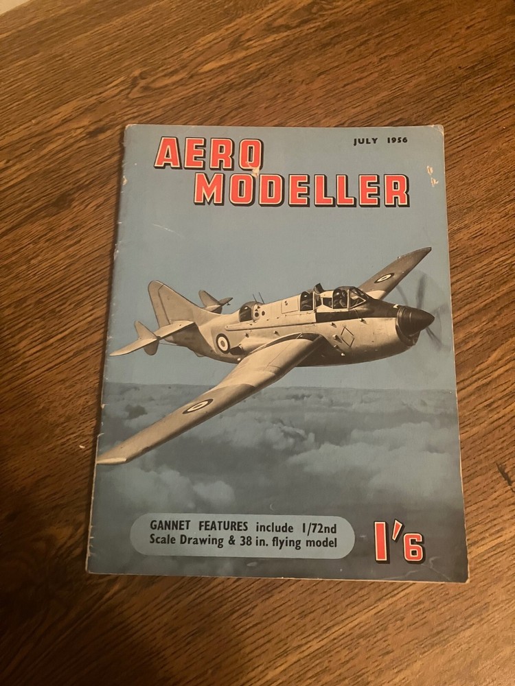 Vintage Back Issue of Aero Modeller Magazine - July 1956
