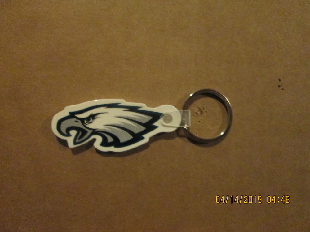 NFL Philadelphia Eagles Circa 2000's SGA Team Logo Football Keychain