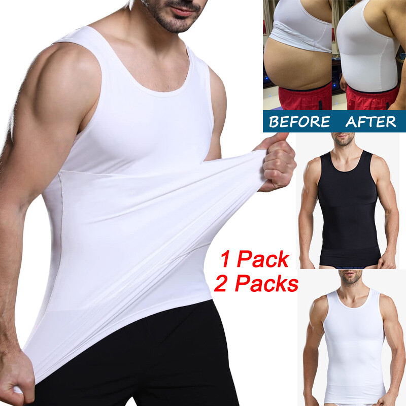 Men's Slimming Compression Vest for Tummy Control & Shapewear