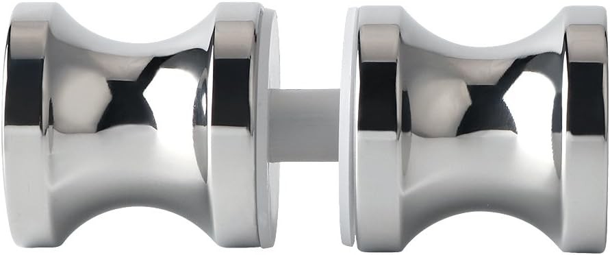 Alise Polished Chrome Shower Glass Door Handle for Sliding Double Sides