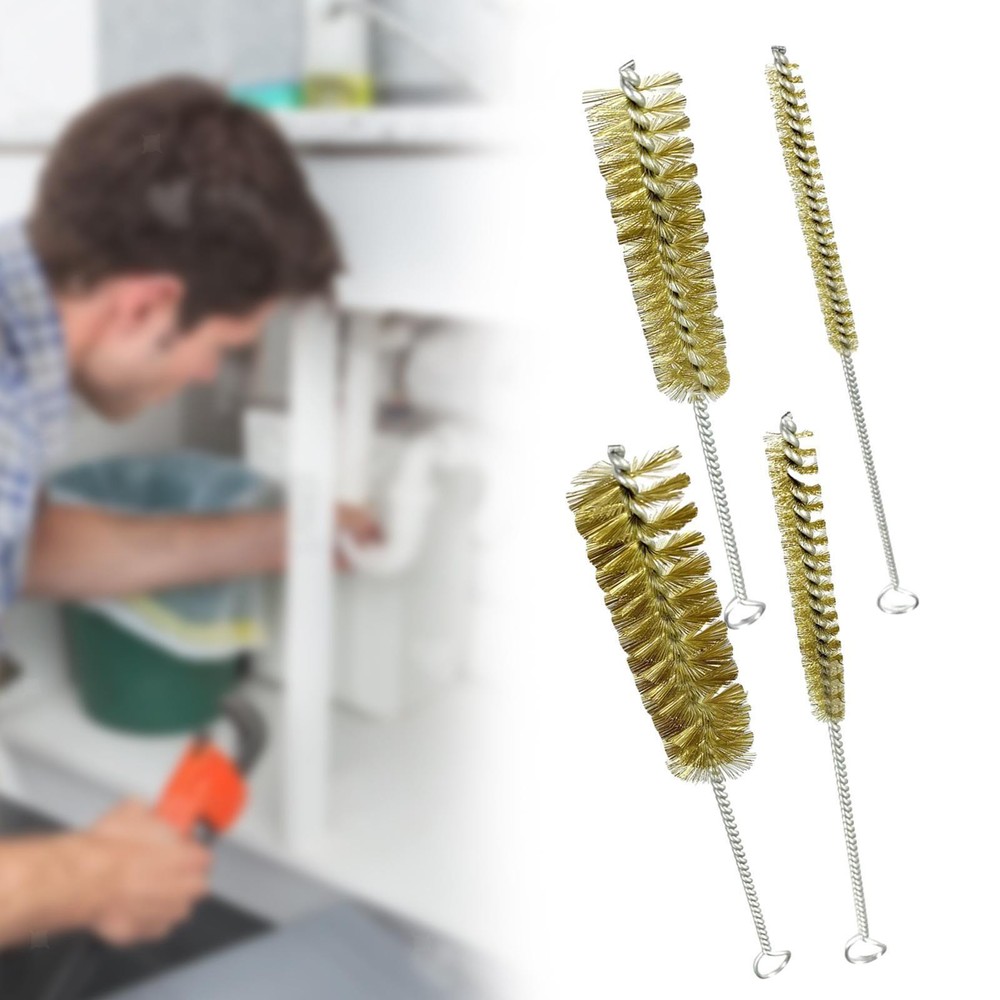 Copper Wire Pipe Scrubber for Rust, Paint Removal, and Cleaning