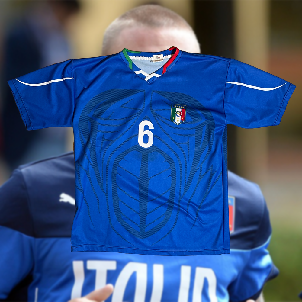 Italy De Rossi National Team Fan Soccer Jersey XL