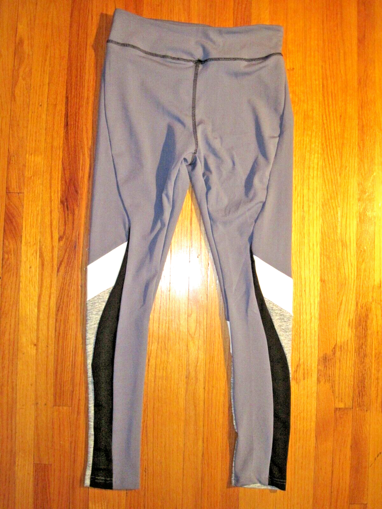 Body Instinct Gray/Gray Fitness Leggings Size Large-Tall NWT