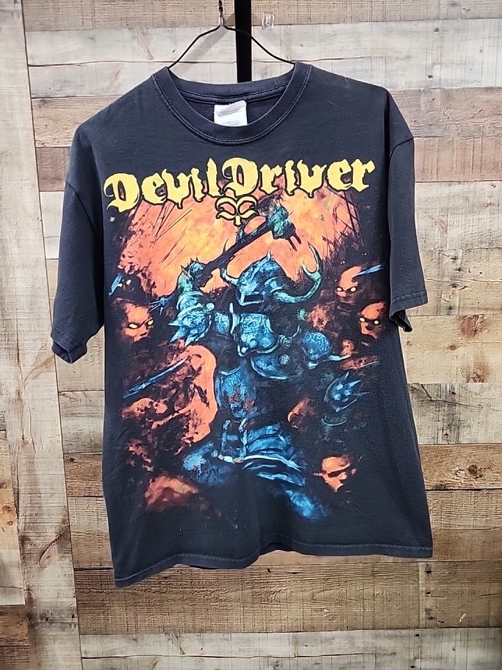 Vtg Y2k Devil Driver Band Tee I Love The Killing Great Shape Sz Medium Dbl Sided