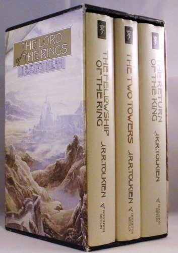The Lord of the Rings Trilogy 3 Volumes boxed Set by Houghton Mifflin