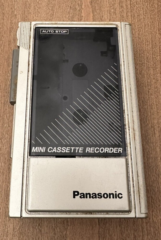 Vintage Panasonic Mini Cassette Recorder Model RQ-340 Japan [Tested] Works!