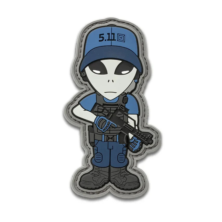 5.11 Tactical Alien Navy Issue Patch Laser Cut Hook-Back PVC Patch Style # 92504