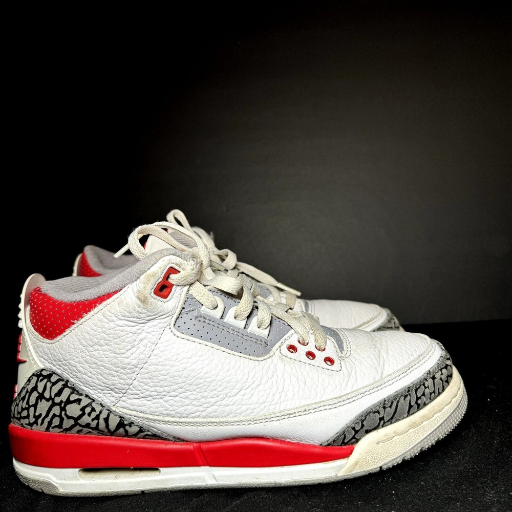 Size 7 - Nike Air Jordan 3 Retro GS Fire Red 2022 Men's Shoes - Ships Now