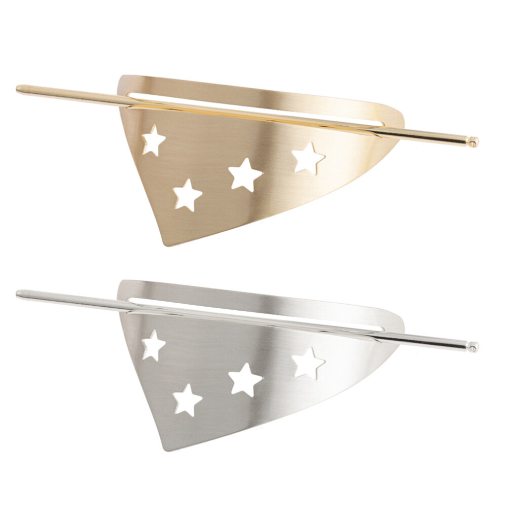 2 Pcs Top Hair Pin Cuff Hairpin Accessories for Girls Lightweight Hairpins