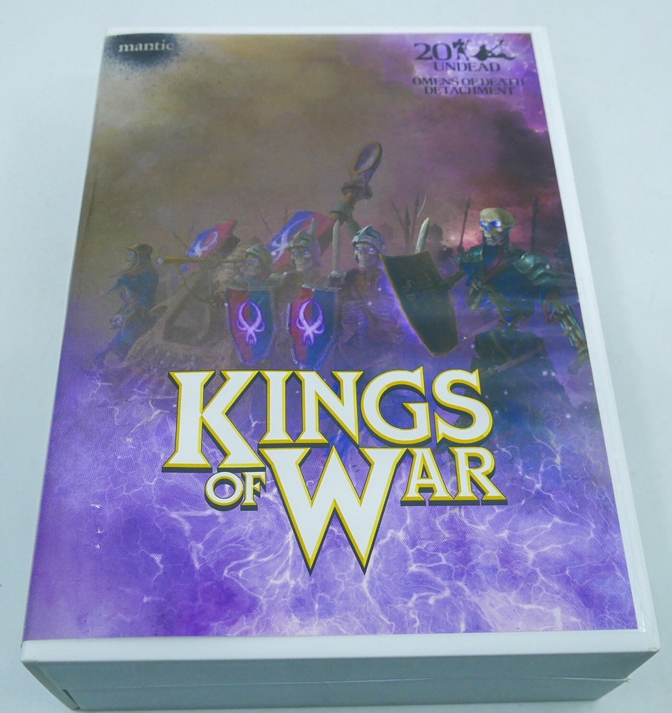 Mantic Kings of War Fantasy Miniatures Game 20 UNDEAD SKELETON Omens of Dead