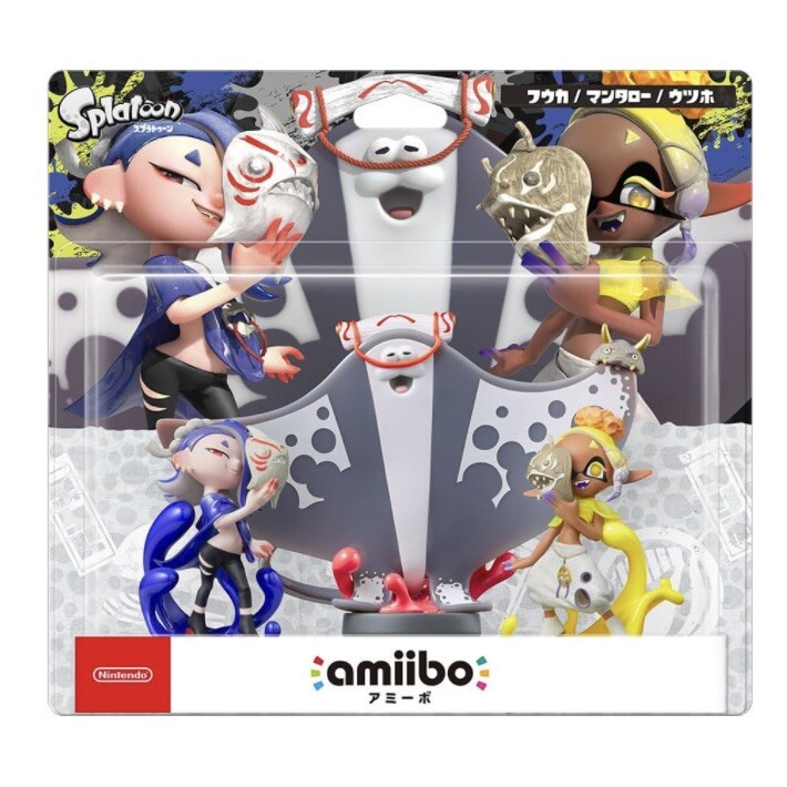 Nintendo Amibo Splatoon Surimi Union Set Fuuka Utsuho Mantaro-image