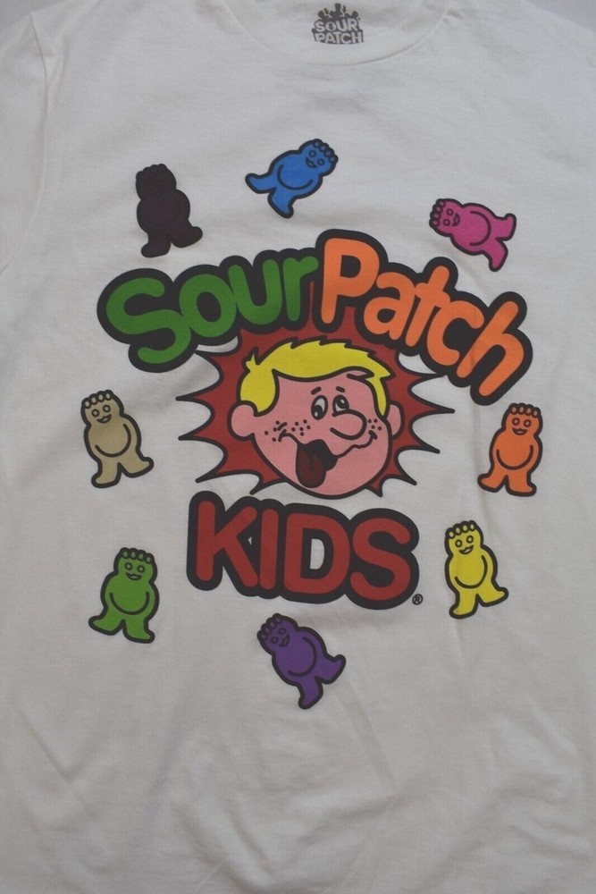 Sour Patch Kids Mens Sour Patch Kids Candy White Shirt Z145