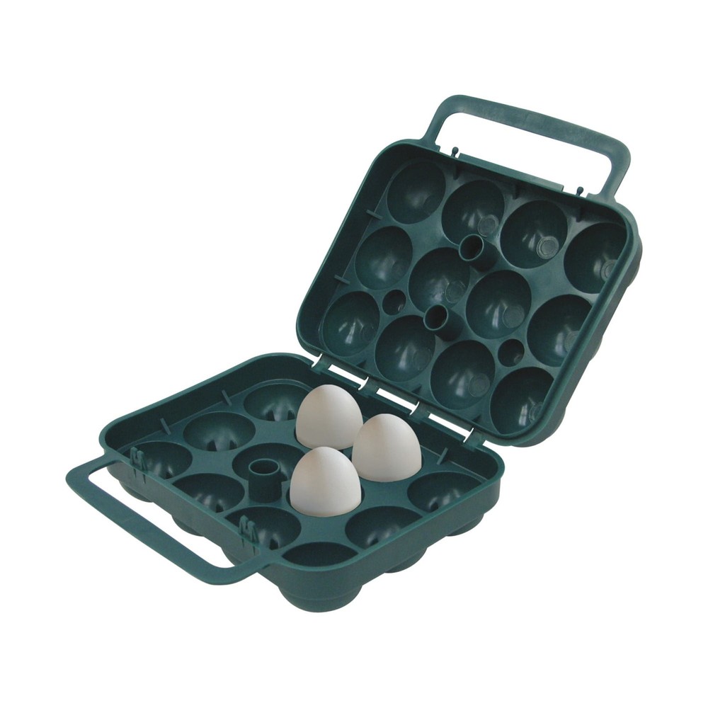 Stansport 12-Egg Plastic Carrier Durable Food Storage Container  