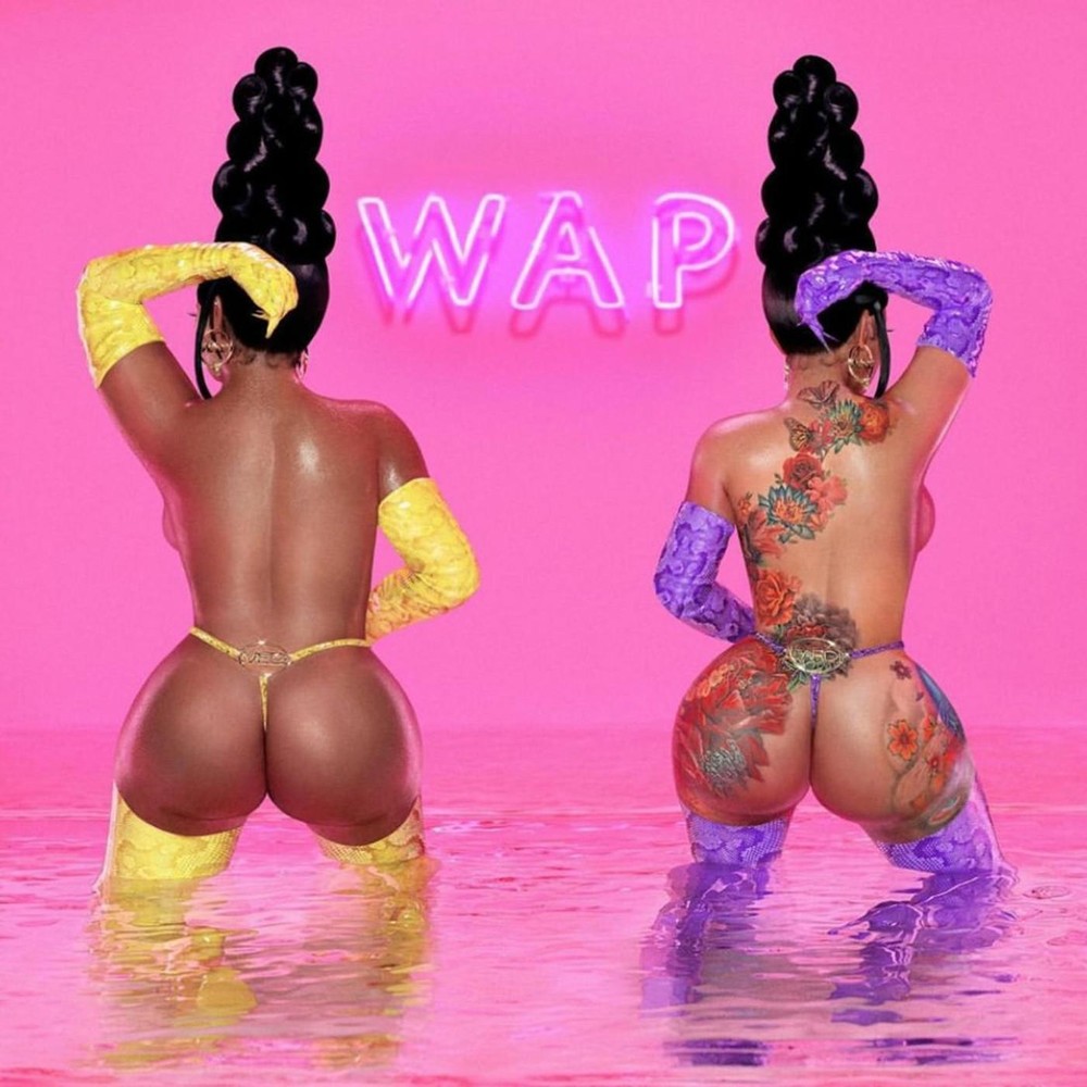 Megan Thee Stallion & Cardi B Wap Poster Wall Art Photo Prints 16, 20, 24