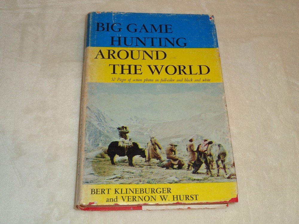 Chuck Connors Estate Big Game Hunting Around World Rifleman Rare Signed Book