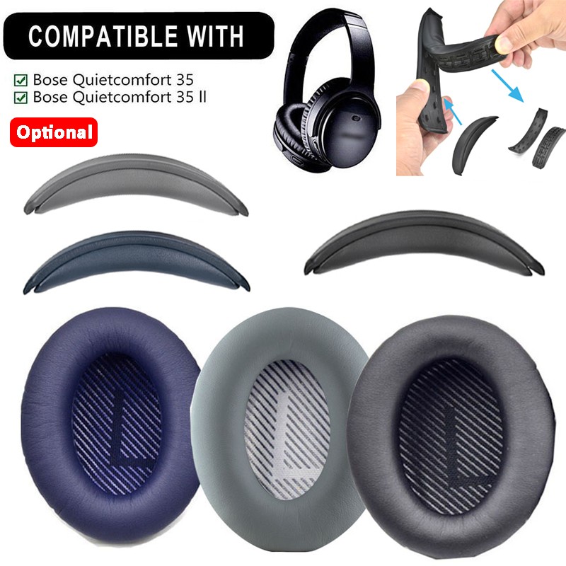 Ear Pad/Headband Cushion Replacement For Bose QuietComfort QC35 QC35II Headphone